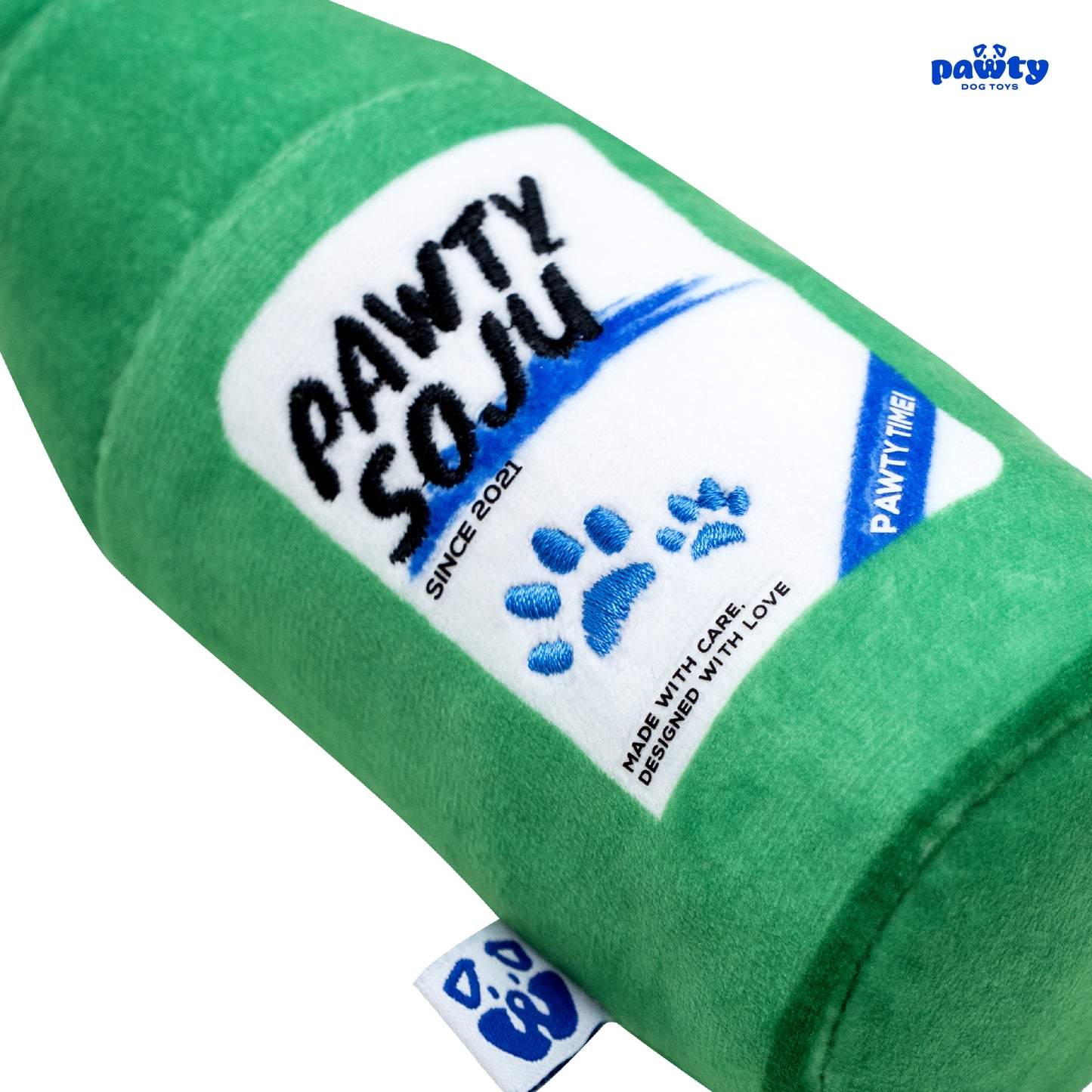 SOJU BOTTLE PLUSH DOG TOY