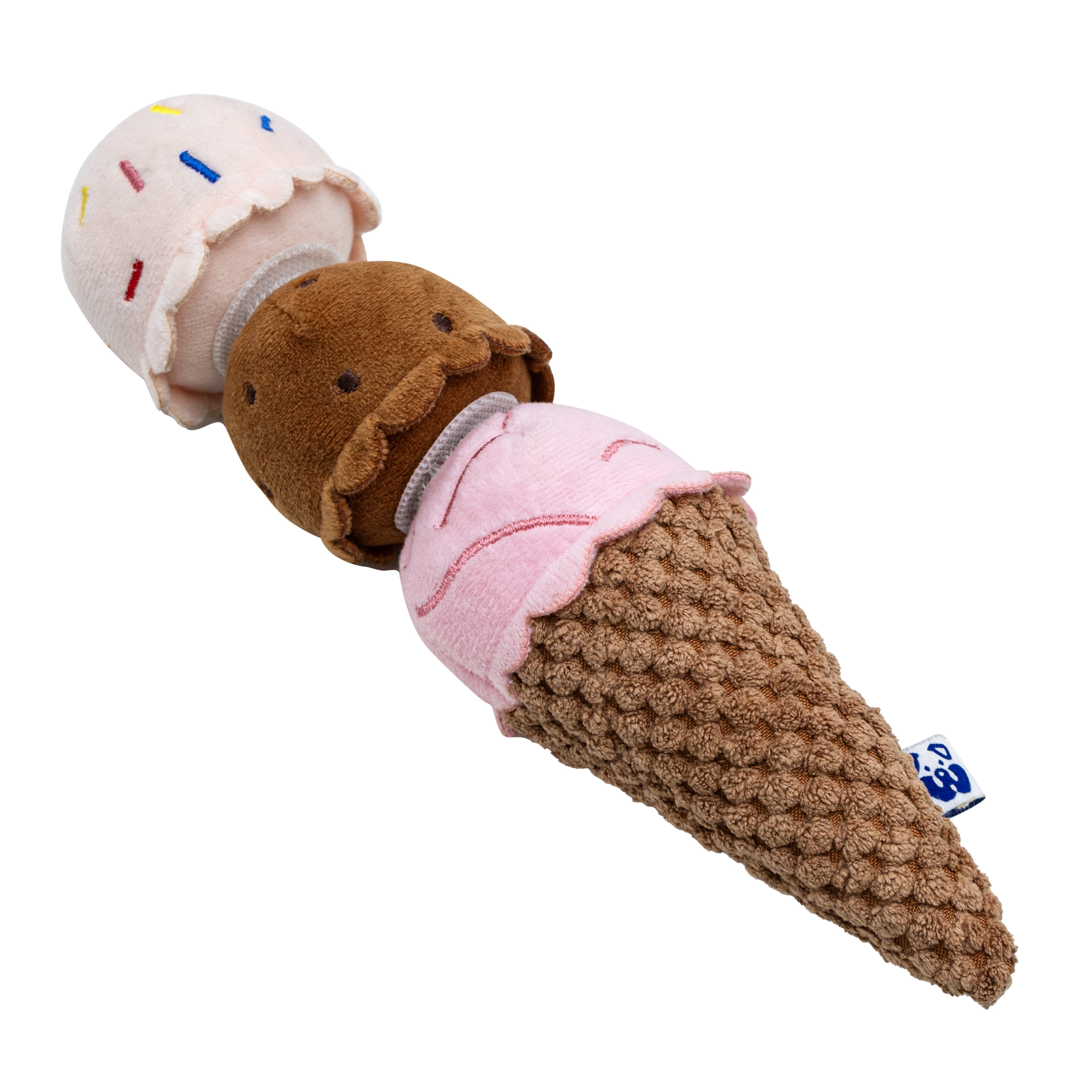 ICE CREAM PLUSH DOG TOY