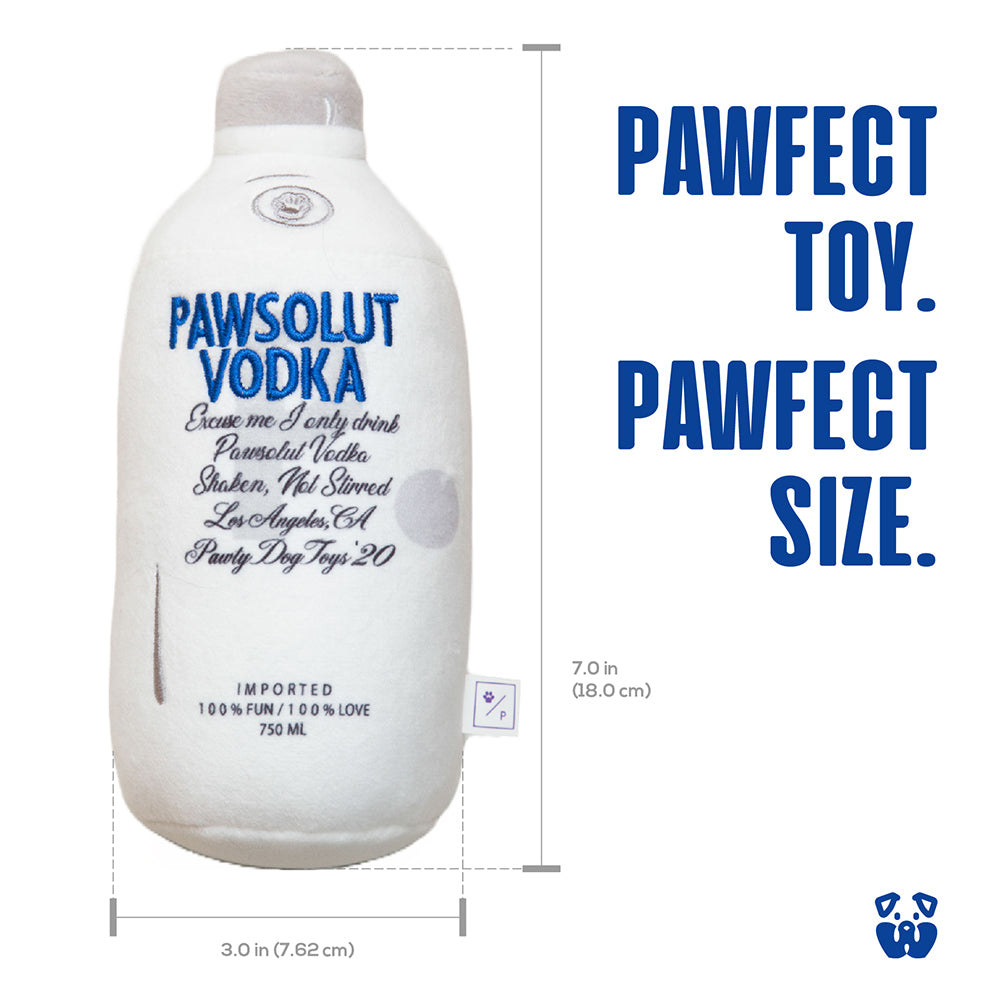 PAWSOLUT VODKA PLUSH DOG TOY